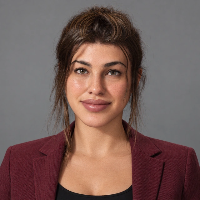 Isabella, one of the ten Facelet AI avatar characters